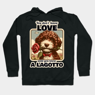 Lagotto romagnolo Valentine's day Hoodie